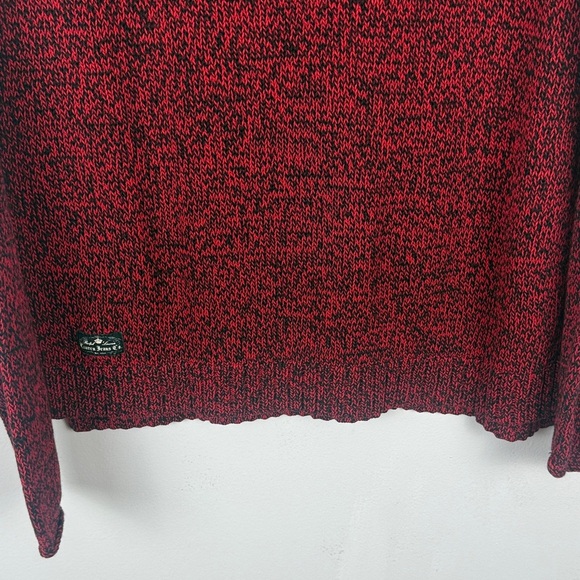 Lauren Jeans Co. Ralph Lauren Cotton Blend Red Long Sleeve Sweater Size Medium - Picture 6 of 9